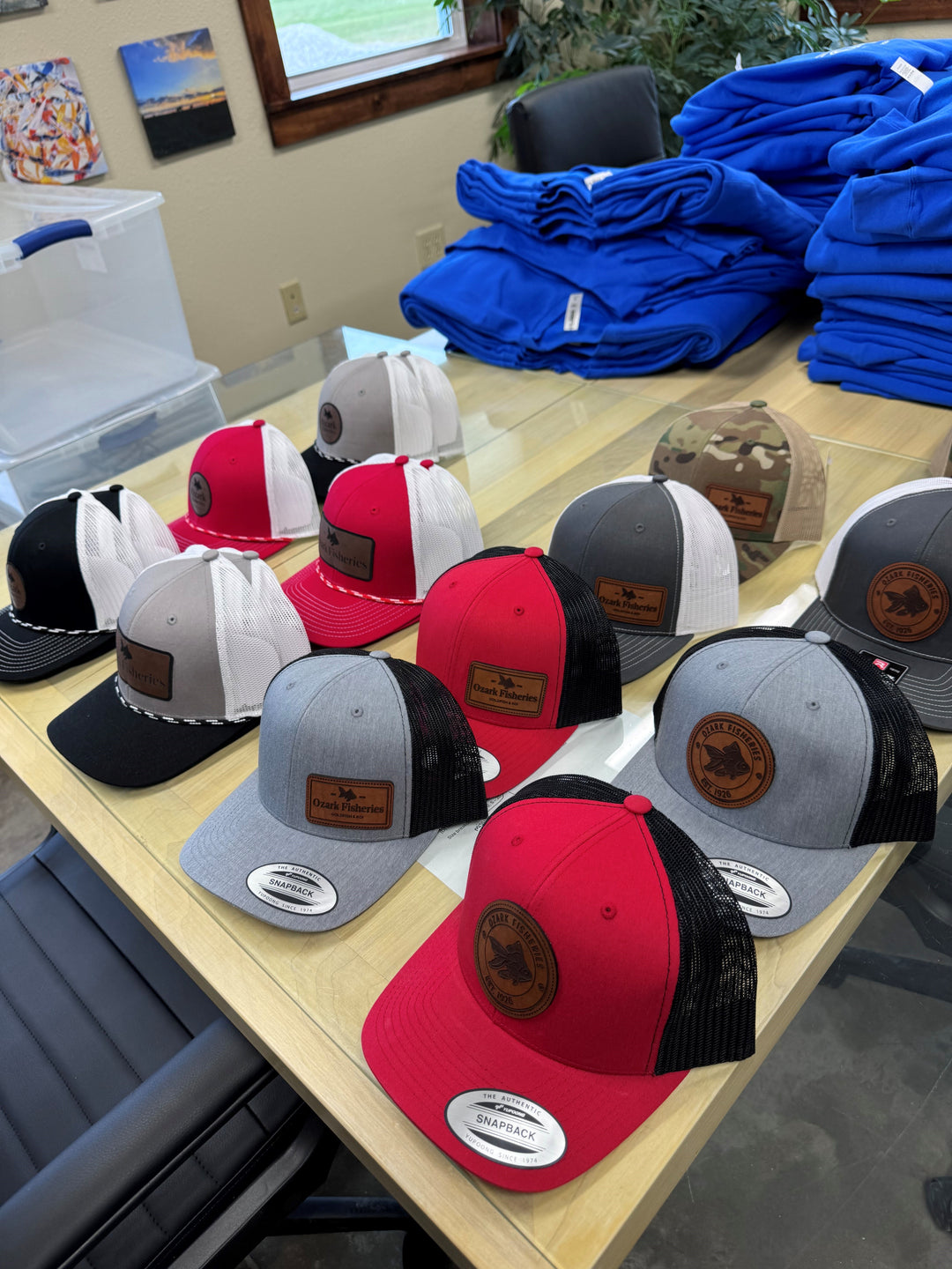 Ozark Fisheries Hat with Leather Patch